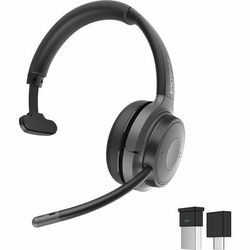 Morpheus 360 Advantage Wireless Mono Headset With Detachable Boom Microphone - Black