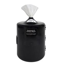 Hospeco Center-Feed Wall Mount Dispenser, 10"h X 10"w X 13-1/2"d, Black