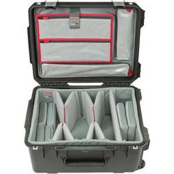 Skb Cases Iseries Protective Case With Deep Padded Dividers And Wheels, 19-1/2"h X 14-1/2"w X 9-5/8"d