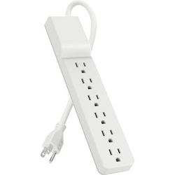 Belkin Home/office Series Surge Protector, 6 Outlets, 10' Cord, 700 Joules, White