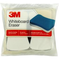 3M Whiteboard Erasers, 3" X 5", Pack Of 2 Erasers
