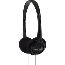 Koss Kph7 Colors On Ear Headphones - Black - Mini-Phone (3.5Mm) - Wired - 32 Ohm - 80 Hz 18 Khz - Over-The-Head - Binaural - 4 Ft Cable