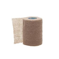 Medline Coflex Sterile Latex Bandages, 3" X 5 Yd., Tan, Pack Of 20