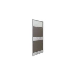 Premium 2-1/4" Thick Double Raceway Office Panels - 24"W x 67"H Glass Window Office Panel