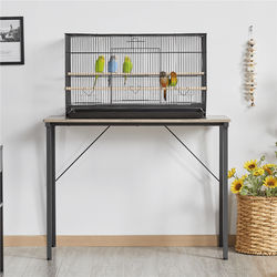 TEMU Yaheetech Bird Cage Flight Cage With Slide-out Tray And Wood For Small Birds Parrots Budgies