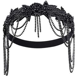 Anni Ruggenti Anni 1920 Fascia Flapper Il grande Gatsby Charleston Frangia con nappe Costume Per donna Natale Capodanno San Valentino Balli di fine anno Feste Addio al Nubilato Adulti Altri Accessori