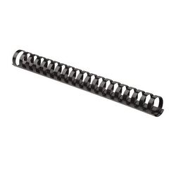 Fellowes Plastic Comb Bindings, 1 1/4" Diameter, 200 Sheet Capacity, Black, 50/Pack (FEL52395)