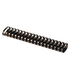 Fellowes Plastic Comb Bindings, Oval, 2" Diameter, 500 Sheet Capacity, Black, 40/Pack (FEL52369)