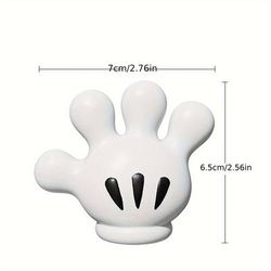 TEMU 1pc Cute Palm-shaped Toothbrush Holder With Suction Cup - No-drill, Multi-functional Bathroom Organizer For Towels & Data Cables