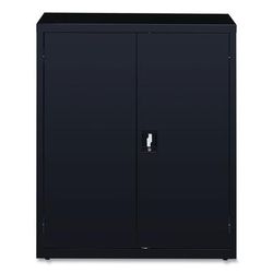 Alera Economy Assembled Storage Cabinets, 3 Shelves, 36" x 18" x 42", Black (ALEHCM4218BK)
