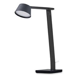 BLACK+DECKER PureOptics Verve Designer Series LED Desk Lamp with USB Port, 17.32" High, Black (BOSLED2200USBBK)