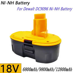 100% Original 18V 12800mAh Ni-MH Power Tool for Dewalt lpega DC9096 DE9039 DE9095 DW9098 DE9503 DW9096 Replacement Battery