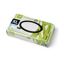 Medline AloeTouch 3G Synthetic Stretch Exam Gloves, Vinyl, Powder Free, Size XL, 100/BX (MDS195177H)