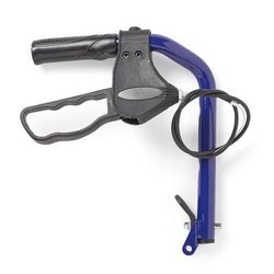 Medline Blue Right Upper Cane and Brake Assembly for Transport Chairs, 1 EA (WCA808BHRB)