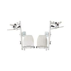 Medline Elevating Leg Rest Assembly for Wheelchairs, 1 PR (WCA806985HEMI)