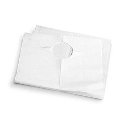 Medline Disposable Tissue/Poly Bib, 19" x 35", Slip-On, 150/CS (NON24265)