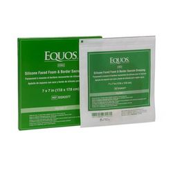 Medline EQUOS 5-Layer Foam Dressings with Silicone Adhesive, Sacrum, 7" x 7", 1 EA (EQX2377H)