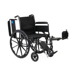 Medline K3 Guardian 18" Wide Wheelchair with Full-Length Arms and Elevating Leg Rests, 1 EA (K3186N14E)