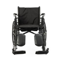 Medline K3 Guardian 20" Wide Wheelchair with Height-Adjustable Desk-Length Arms and Elevating Leg Rests, 1 EA (K3206N34E)