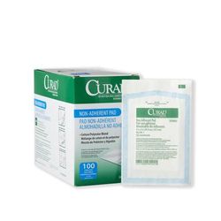 Curad Non-Adherent Dressing Pad, Sterile, 2" x 3", 100/BX (NON25700H)