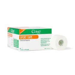 Curad Ortho-Porous Sports Adhesive Tape, 1.5" x 10 yd., 8/BX (NON260315Z)