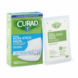 Curad Sterile Nonstick Pad, 2" x 3", 10/Box, 12/CS (CUR47395RB)