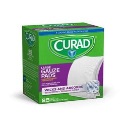Curad Sterile Pro-Gauze Pad, 4" x 4", 25/Box, 24/CS (CUR20445RBI)
