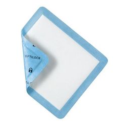 Medline OptiLock Nonadhesive Super Absorbent Wound Dressings, 3" x 3", in Educational Packaging, 1 EA (MSC6433EPH)