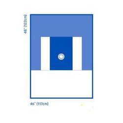 Medline Radial Drape, Sterile, 20/CS (DYNJP4123)