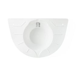 Medline Standard Specimen Collector Pan for Urine and Stool, White with Black Graduations, 900 mL, 30 oz., 100/CS (DYND36608)