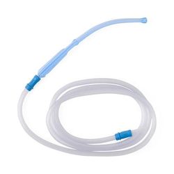 Medline Sterile Yankauer with Bulb Tip with 6-ft. Tubing, No Vent, 20/CS (DYND50135)
