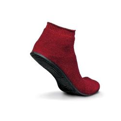 Medline Sure-Grip Terrycloth Slippers, Size S, Red, 12/BX (MDT211220S)