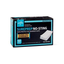 Medline SurePrep No-Sting Skin Protective Barrier, Wipe, 1 mL, 500/CS (MSC1505)