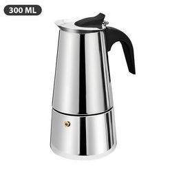 TEMU Pot Espresso Maker, /200/300ml Stovetop Coffee Makers Stainless Maker Filtering Coffee Pots For Home Office, 2/4/6 Cup