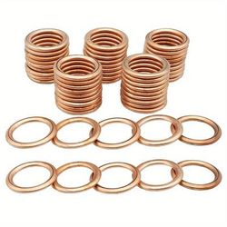 TEMU 30 Suitable For , Golf, Cc, For A3, A4, Q5 M4 Oil Drain Plug Gasket n0138157