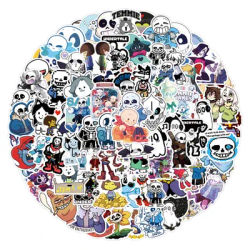 10/30/55/110PCS Game Undertale Stickers PVC Waterproof Decals DIY Fridge Luggage Skateboard Phone Bike Cartoon Kids Toys Gifts