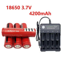 New Original 3.7V 18650 lithium battery 4200mAh BRC 18650