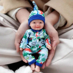 7 "Micro préématurie corps complet Silicone bébé poupée réaliste Reborn poupée Surprice enfants