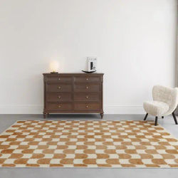 Tapis non ald pour salon et chambre à coucher, tapis moelleux, optique douce, chaud, classique, rétro, moderne, décoration de la maison