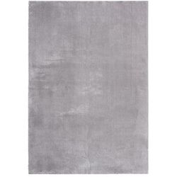 Tappeto lavabile e antiscivolo, tinta unita, grigio, 200 x 280 cm