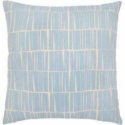 Karungdong 18" Square Modern Pillow plush Cotton Light Blue/Oatmeal/Light Beige/Beige Lumbar Pillow - Boutique Rugs