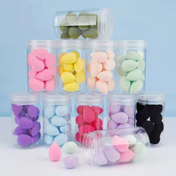 12pcs Mini Makeup Sponges - Soft, Latex-Free for Flawless Foundation Application, Wet & Dry Use, Alcohol-Free