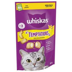 60g Chicken & Cheese Temptations Whiskas Cat Treats