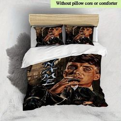 TEMU Custom 3d Bedding Set With Vintage Horse-themed Design - Includes Duvet Cover & 2 Pillowcases, Polyester, Ideal For Motorhome & Car Bedroom Decor, Unique Halloween/christmas Gift