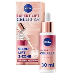 Nivea Cellular Expert Lift Siero 3-Zone 30 ml, viso antirughe per un e