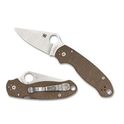 Spyderco Para 3 Brown - C223MPCW