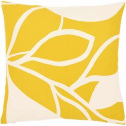 Kalang 20" Square Modern Pillow plush Cotton Mustard/Oatmeal/Light Beige/Beige Lumbar Pillow - Boutique Rugs
