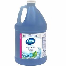Dial Antibacterial Defense Foaming Handwash, Spring Water Scent, 1 gal, Bottle Dispenser, 4/Carton (DIA35458CT)