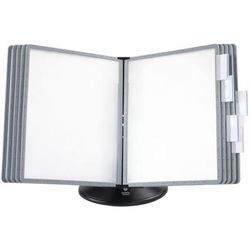Business Source Deluxe Catalog Display Rack, Support Letter 8.50" x 11" Media, Black (BSN62908)