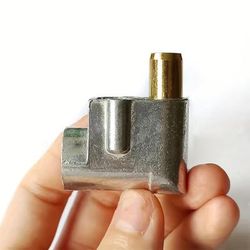 TEMU Mechanical Knob Control Bike , Polished Copper , Uncharged Security Lock For Electric Scooter/bike Battery Box, Seat Post & Handlebar Stem
